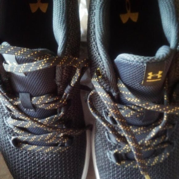 Under Armour Ripple MTL Charcoal Grey White Low Top Sneaker Women's Size US 10 - Picture 14 of 15